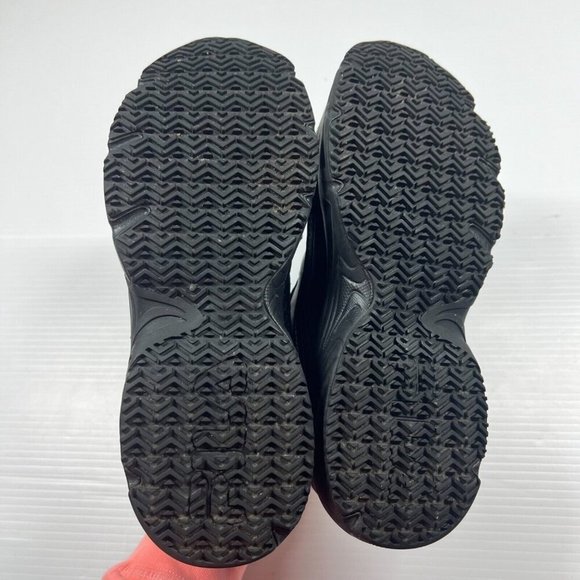 FILA womens Memory Workshift Slip Resistant Shoe Size 9 Black Leather Lace Up - Picture 9 of 12